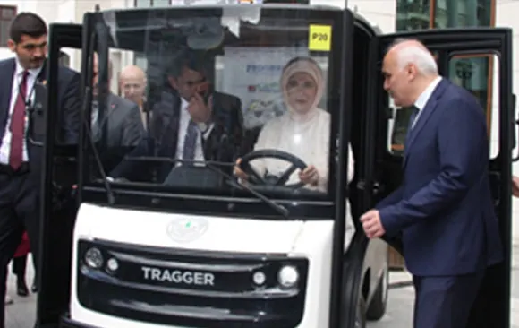Sn. Emine Erdoğan %100 Elektrikli TRAGGER’i İnceledi